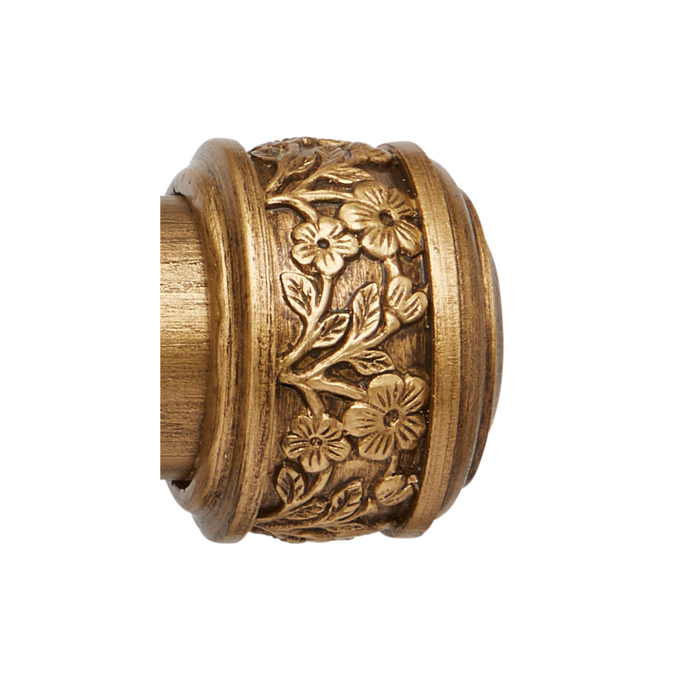 45mm Ashbridge Claremont Finial Pk1 - Baroque Gold