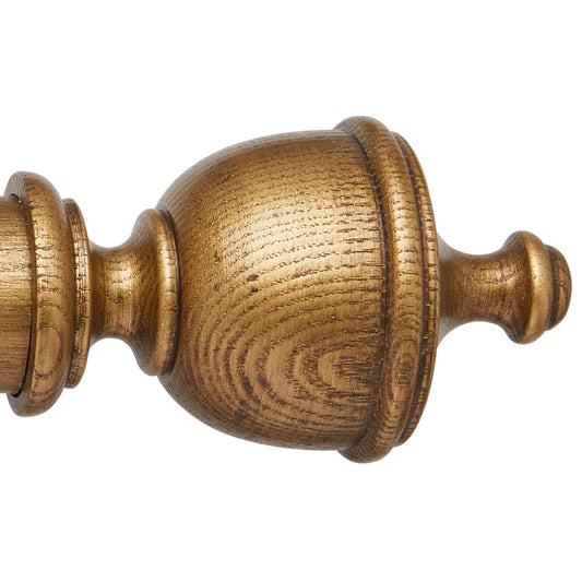 45mm Ashbridge Chatsworth Finial Pk1 - Baroque Gold