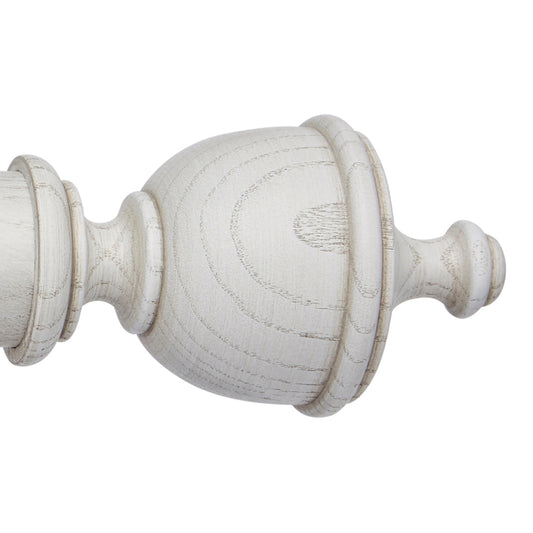 45mm Ashbridge Chatsworth Finial Pk1 - Parchment White