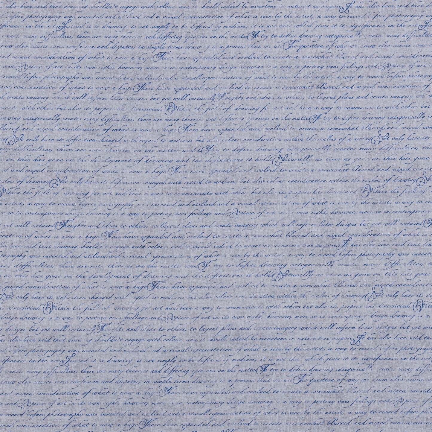 Calligraphy Fabric