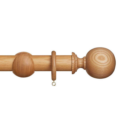 35mm Eden Ball Wood Pole Set - Natural