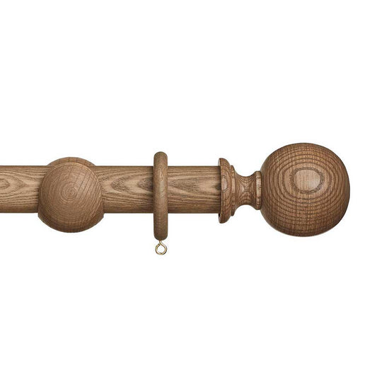 35mm Eden Ball Wood Pole Set - Sisal