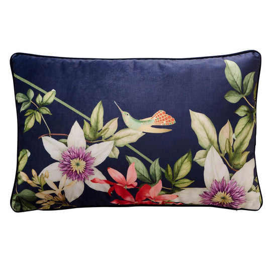 Hummingbird Cushion - Midnight