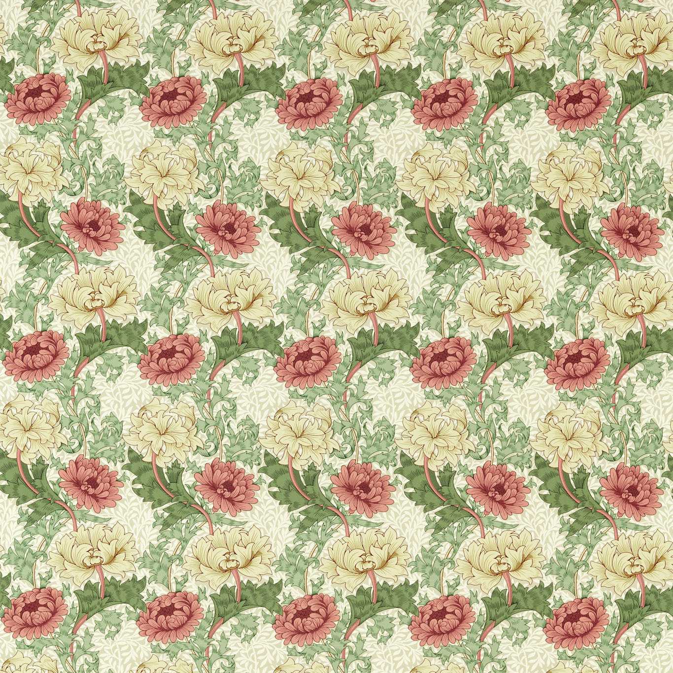 Chrysanthemum Outdoor Fabric