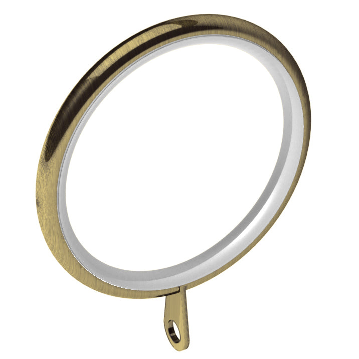 35mm Swish Elements Rings Pk4 - Antique Brass