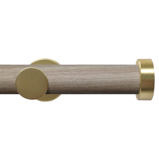 Soho by Swish Chic 28mm Eyelet Pole Set - Brushed Gold