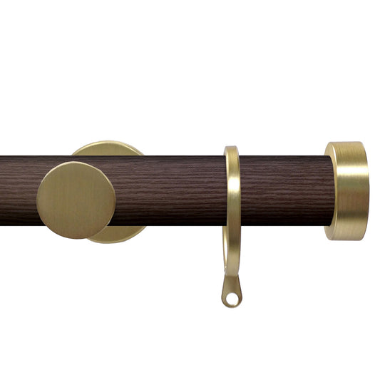 Soho by Swish Funk 28mm Complete Pole Set - Brushed Gold