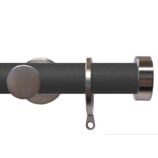 Soho by Swish Vamp 28mm Complete Pole Set - Satin Steel