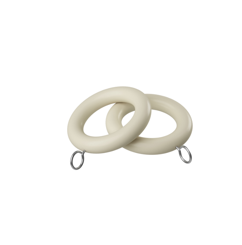 28mm Woodland Ring Pk 4 - Cream