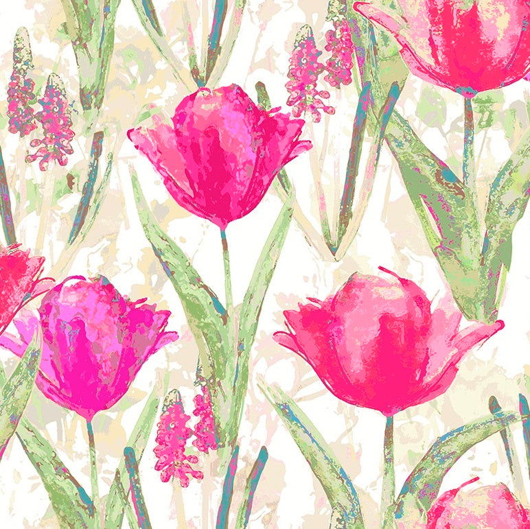 Tulips Fabric