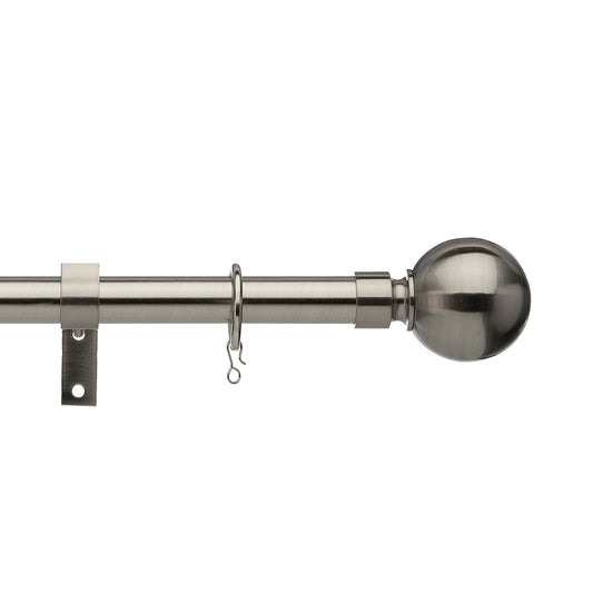 16-19mm Universal Ball Extendable Pole Set - Satin Steel