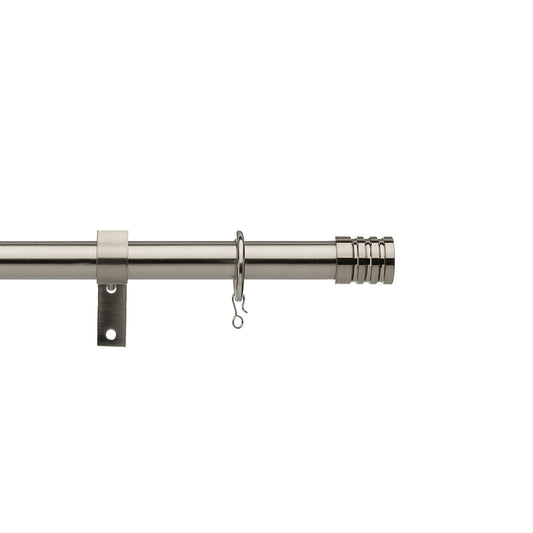 16-19mm Universal Barrel Extendable Pole Set - Satin Steel