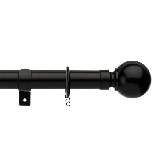 25-28mm Universal Ball Extendable Pole Set - Black