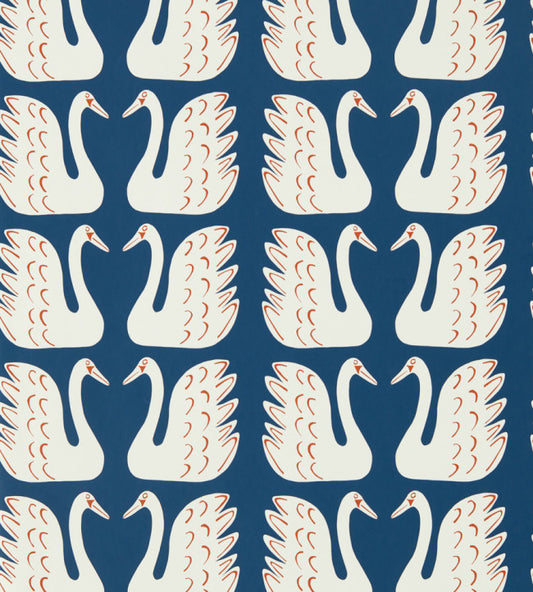 Swim Swam Swan Wallpaper