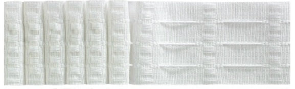 MultiPocket Plus 76mm (3") Wht Pencil Pleat Tape 50m