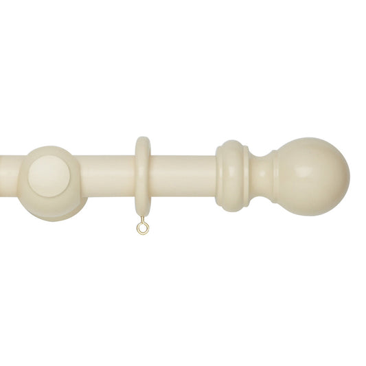 28mm Woodline Pole Set - Cream