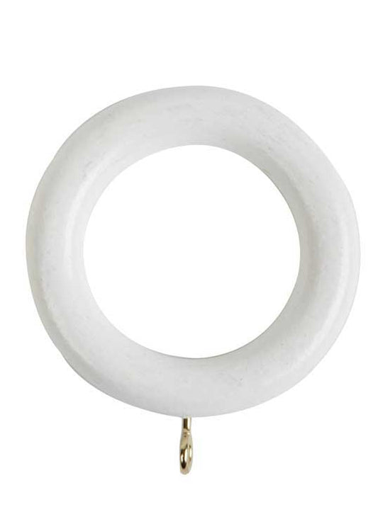 50mm Woodline Wood Rings pk4 - White