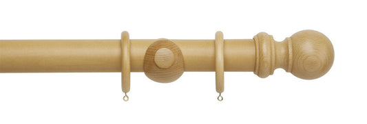 50mm Woodline Wood Pole Set -Light Oak