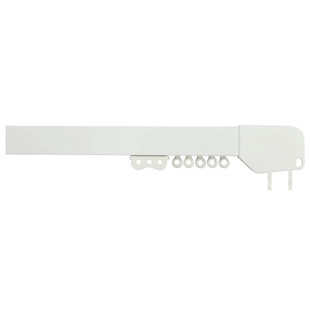 Hallis Superglide Flat White Metal Corded Track