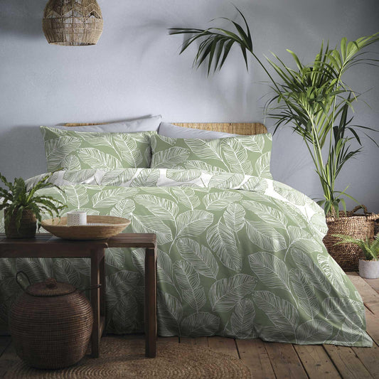 Matteo Duvet Cover Set - Green