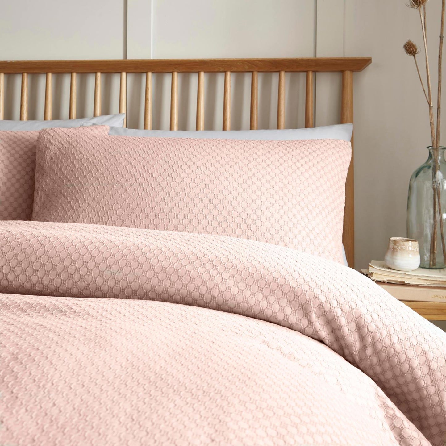 Santos Duvet Cover Set - Blush