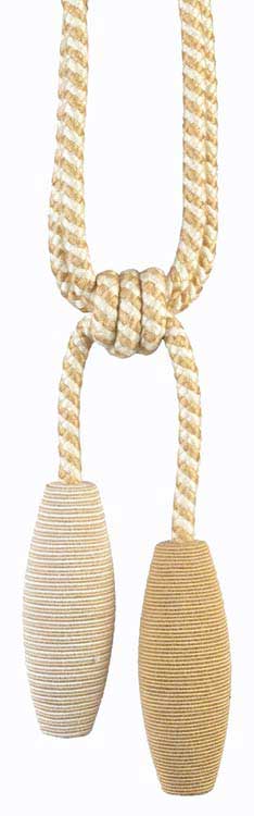 Jazz Skittle Tieback - Soft Gold