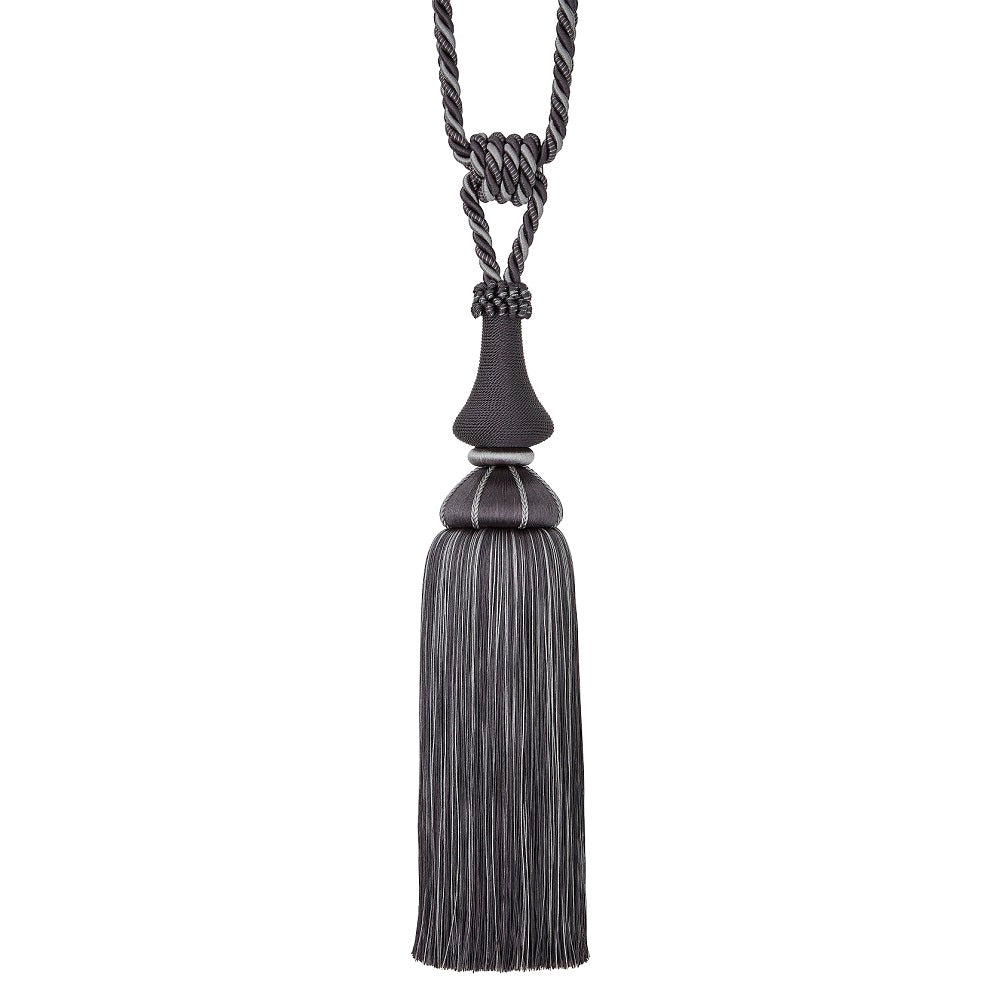 Ascot Tassel Tieback - Hermatite