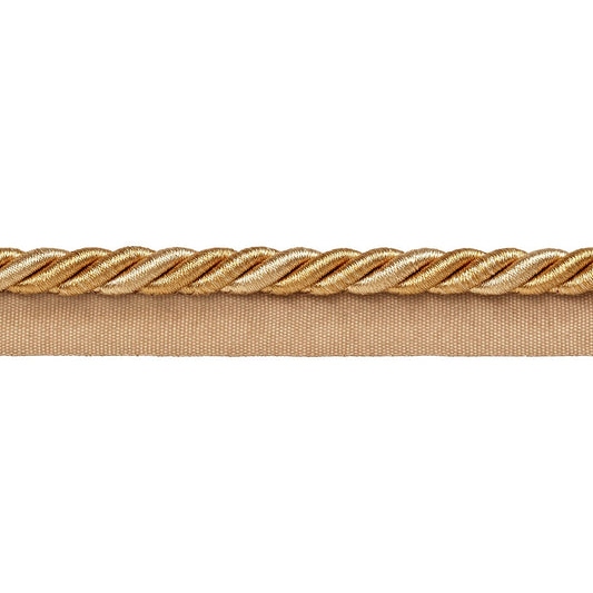 Ascot Flanged Piping Cord - Gold