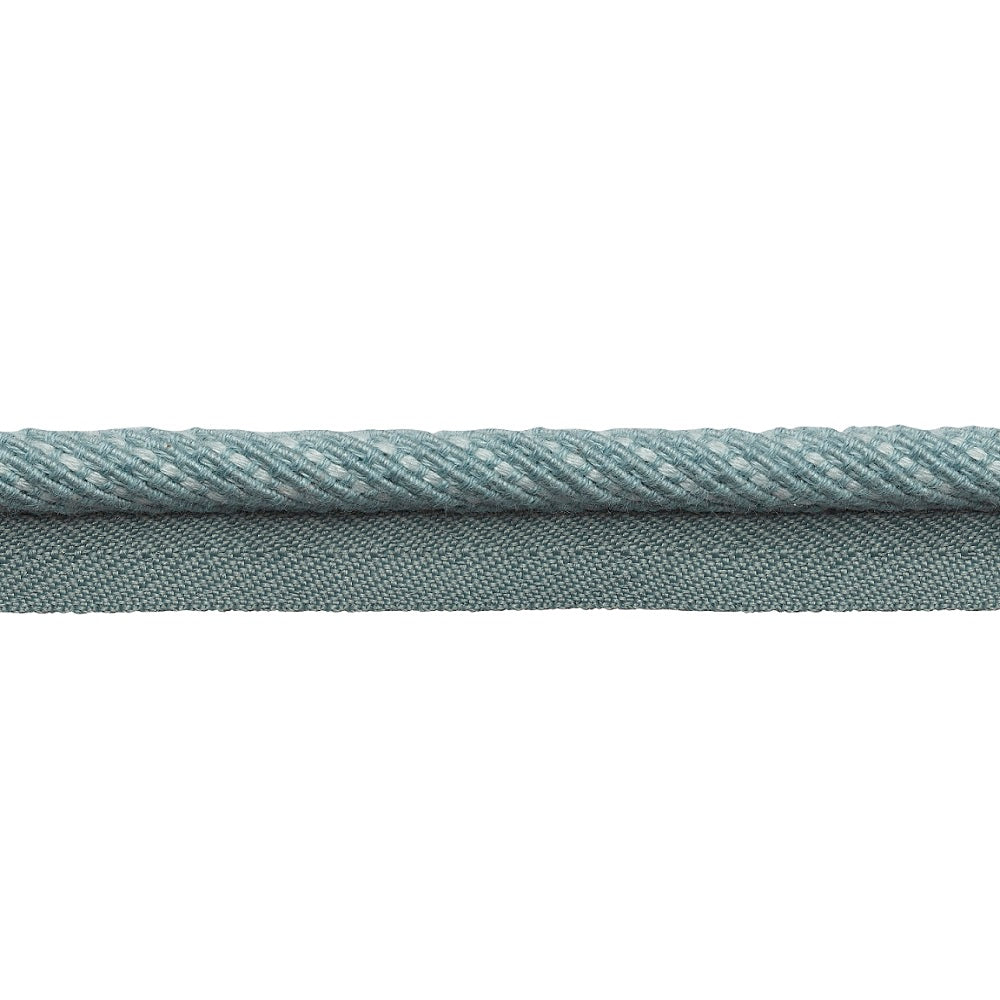 Prairie Flanged Piping Cord - Mineral Blue