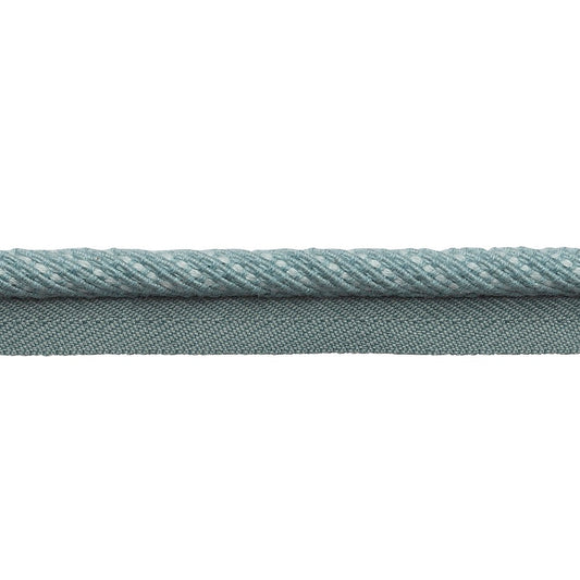 Prairie Flanged Piping Cord - Mineral Blue