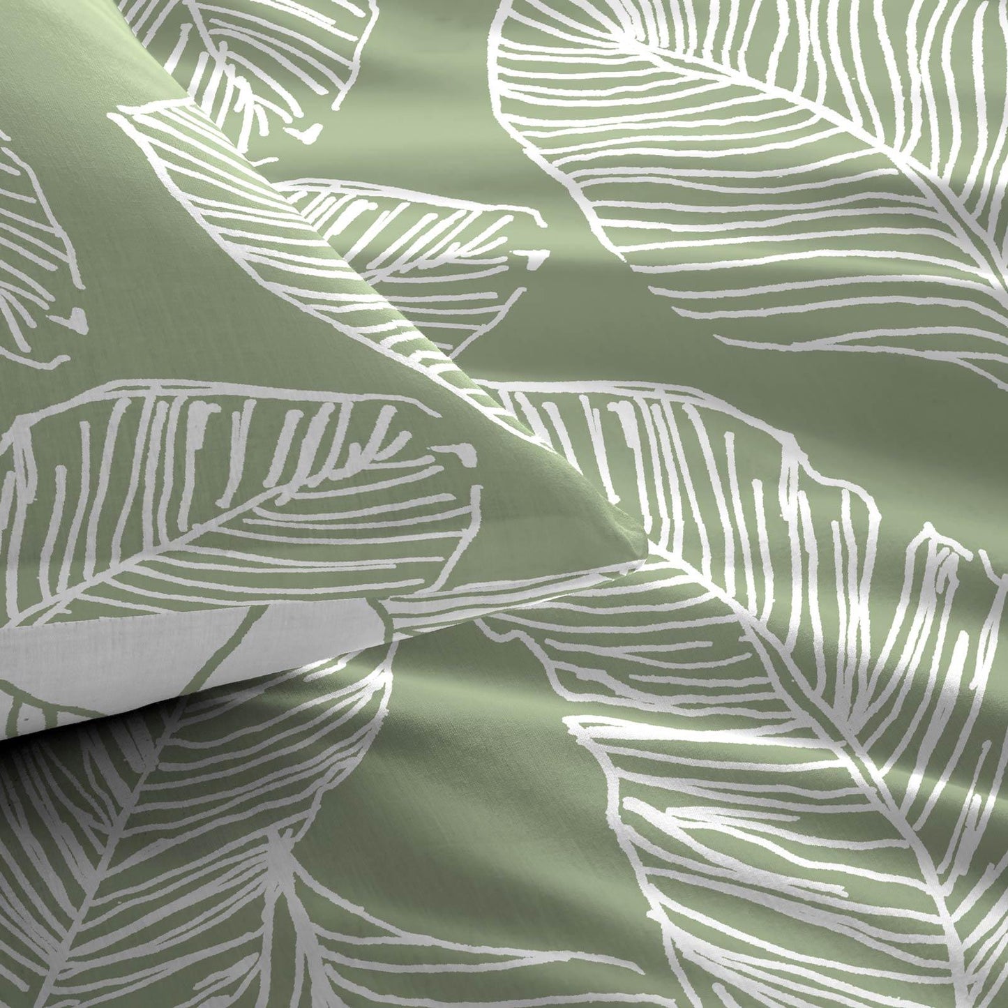 Matteo Duvet Cover Set - Green