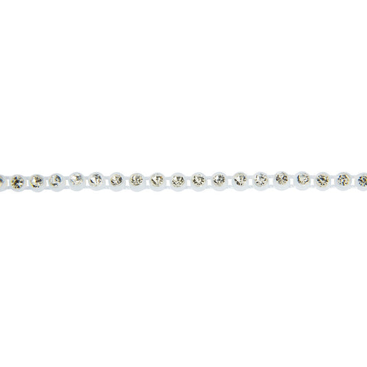 Single Crystal with Clear Backing Decorative Trim