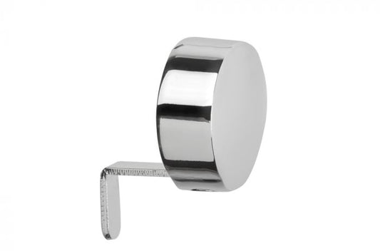 28mm End Cap Finial Pk2 - Chrome
