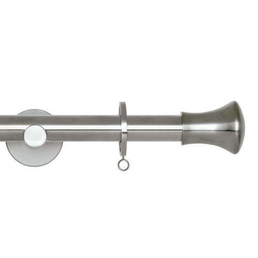 19mm Trumpet Complete Pole Set - Stainless Steel