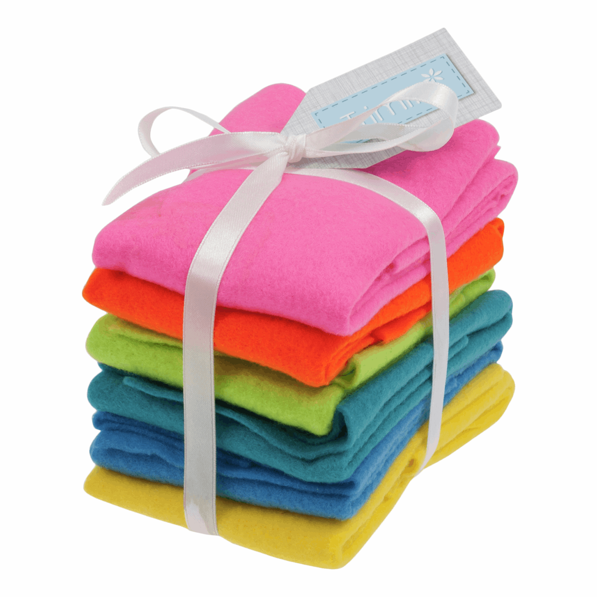 6 Bright Shades Felt Bundle (30cm x 23cm)