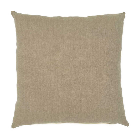 Elba Linen Cushion - Sisal/Eggshell