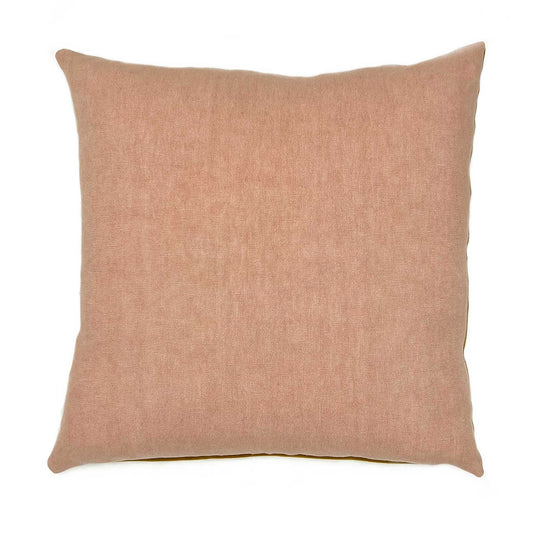 Elba Linen Cushion - Buff/Ochre