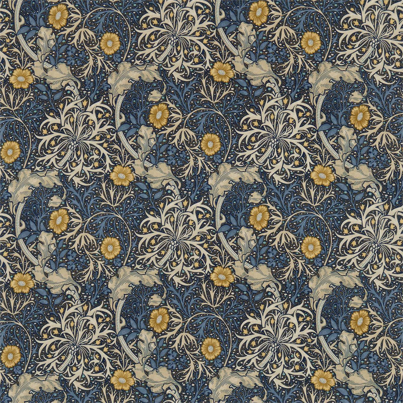 Morris Seaweed Fabric