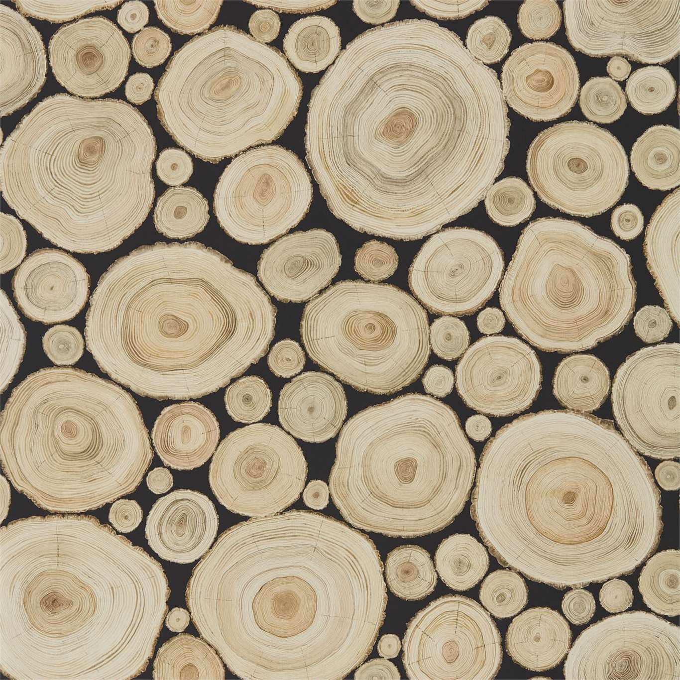 Alnwick Logs Wallpaper