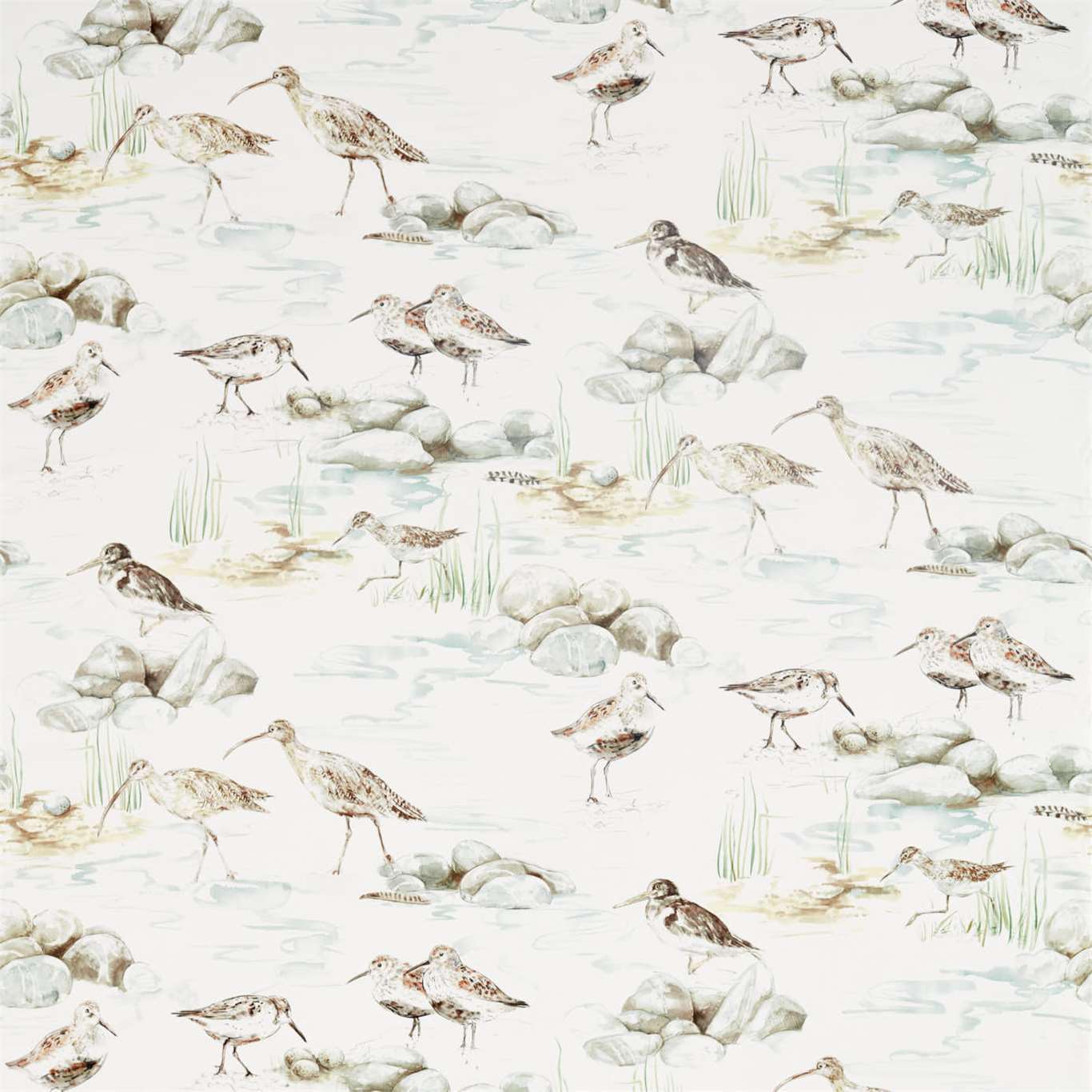 Estuary Birds Fabric