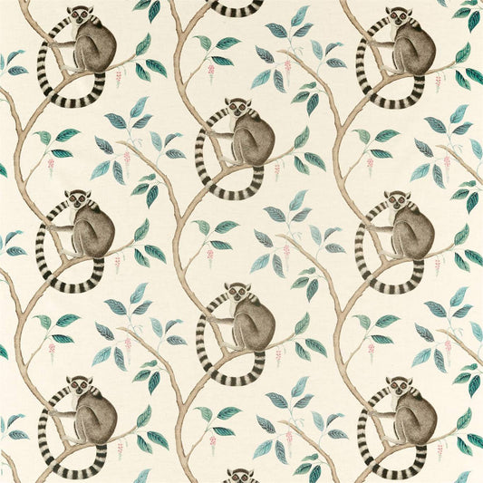 Ringtailed Lemur Fabric