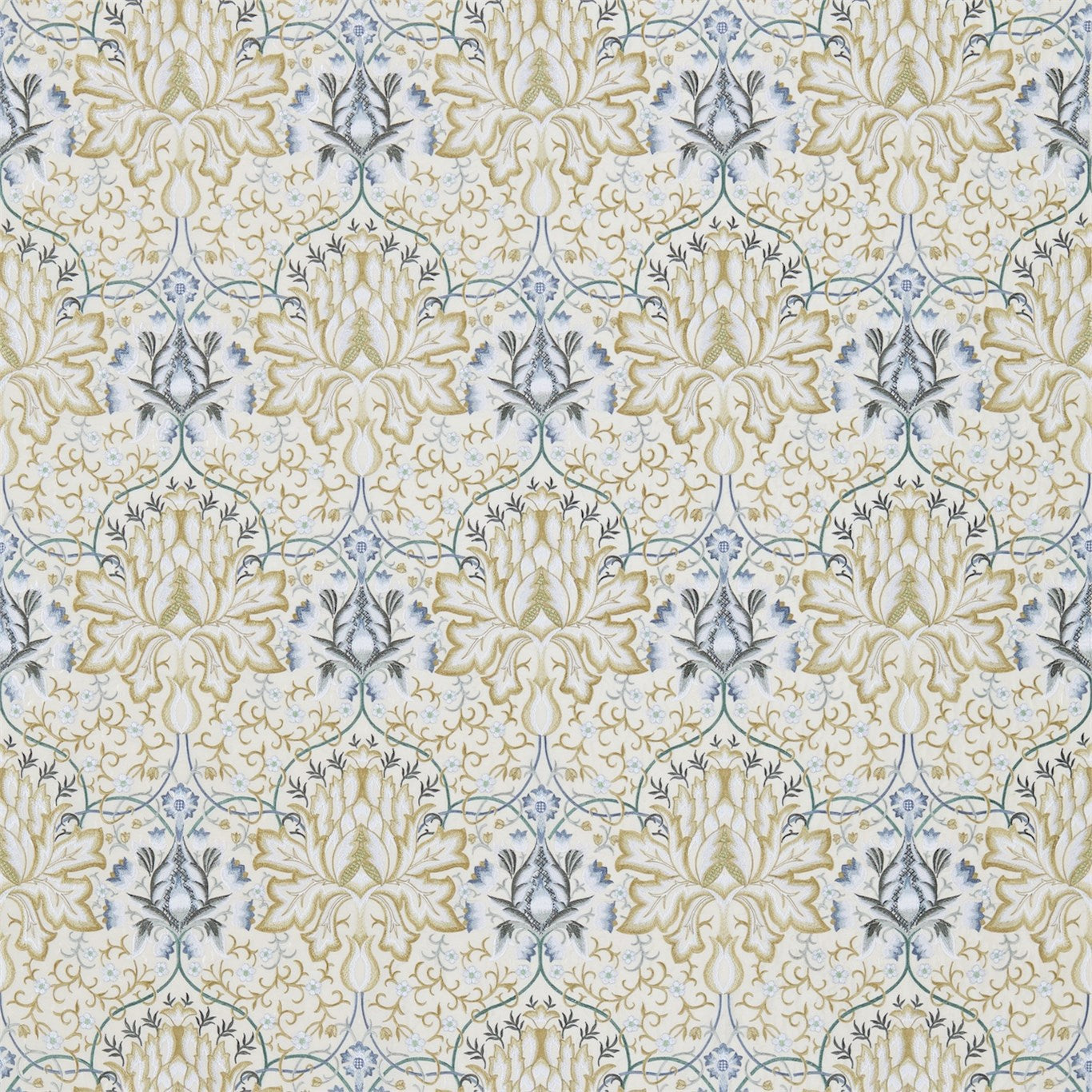 Artichoke Embroidery Fabric