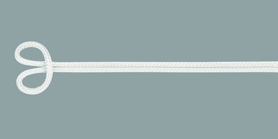 Elite Roman Blind 3.5m Cord - White- Pk10