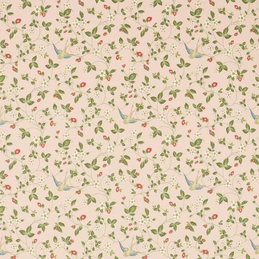 Wild Strawberry Linen Fabric