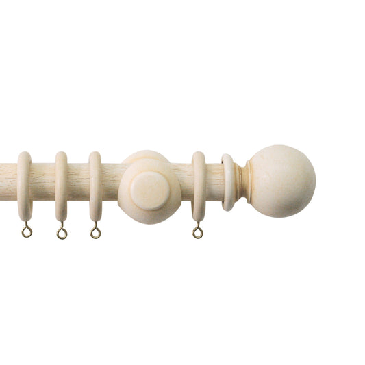 Cathedral Ball Pole Set - Ivory