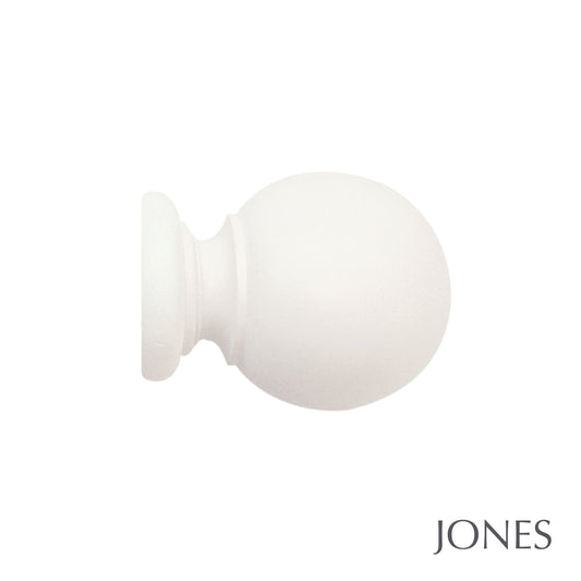 63mm Grande Handcrafted Ball Finial - Cotton