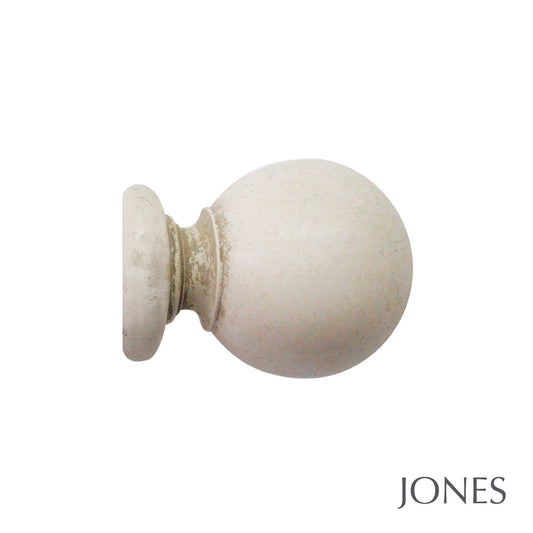 63mm Grande Handcrafted Ball Finial - Putty