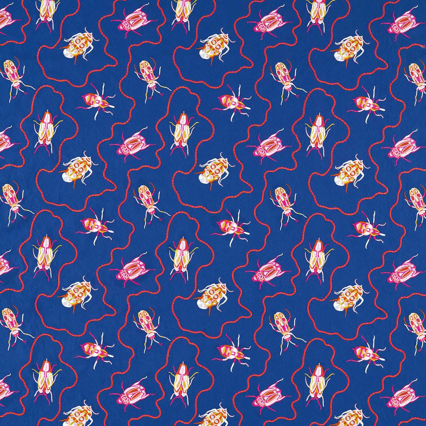 Jewel Beetles Fabric