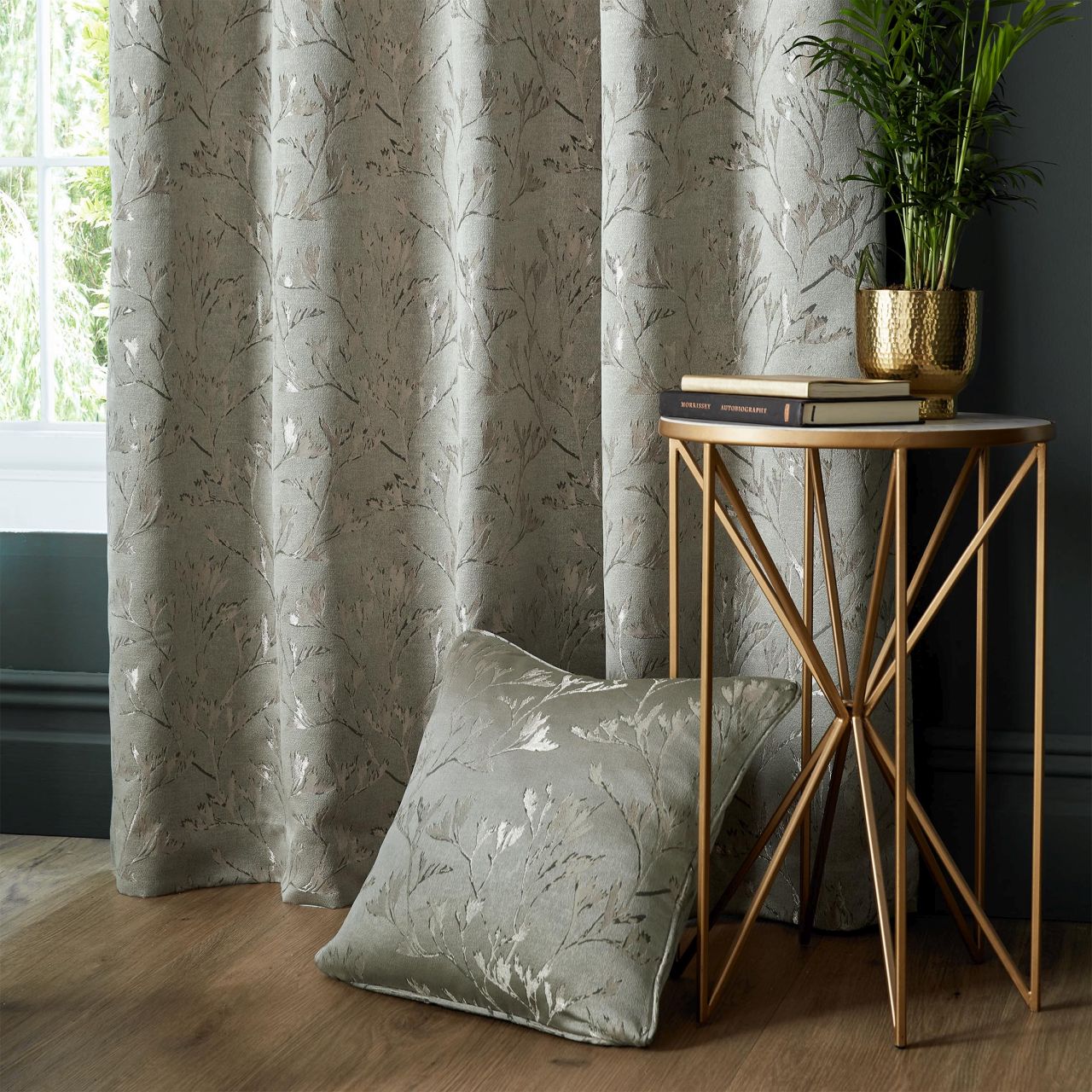 Hertford Pencil Pleat Curtains - Champagne