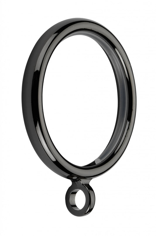 28mm Classik Rings (PK 6) - Black Nickel